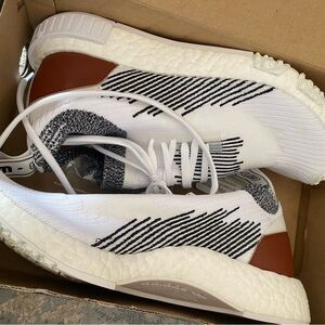 Adidas Black and White Knit Sneakers